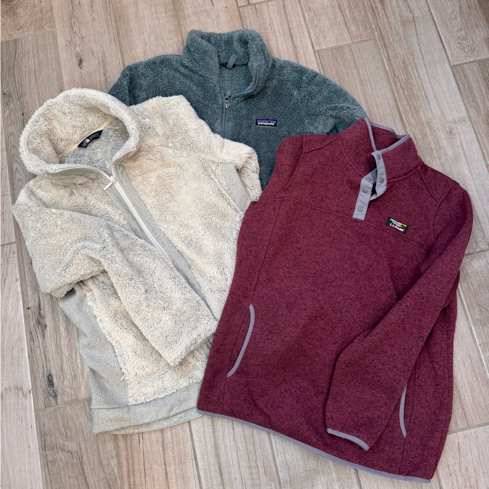 Patagonia, The North Face, LLBean Women's Jackets/Pullover